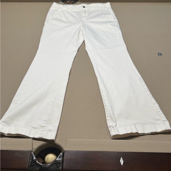 LC Lauren Conrad Off-White Wide Leg Jeans - Picture 7 of 7